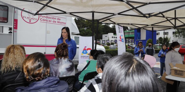 Con la satisfacción de que la política circular e integral a favor de las mujeres que se aplica en la demarcación sigue dando excelentes resultados, la alcaldesa Lía Limón informó que, hasta el momento, se han aplicado 3 mil 202 mastografías gratuitas en 66 jornadas de atención. FOTO: Especial