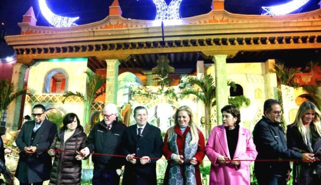 Inauguran Belén monumental en Coyoacán para fiestas decembrinas