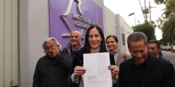 Demandan Lía Limón y habitantes de Álvaro Obregón a precandidatos de Morena ante el Instituto Electoral de la CDMX