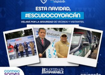 Continua el blindaje navideño en Coyoacán