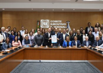 La Comisión Permanente del Consejo Nacional del PAN aprobó la candidatura de Santiago Taboada como candidato a la jefatura de gobierno de la Ciudad de México. FOTO: Especial
