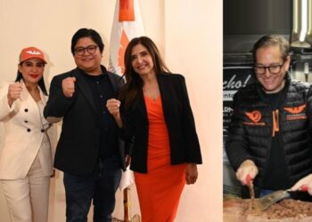 Sandra Cuevas, Alejandra Barrales y Salomón Chertorivski comparten tres peculiaridades: son candidatos de MC, son cartuchos quemados de la política, pero sobre todo esquiroles para ayudarle a ganar a Brugada, Harfuch y Godoy. FOTOS: RRSS / Barrales y Chertorivski