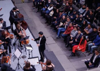Para celebrar el mes del amor, el gobierno capitalino dio a conocer una serie de actividades que se llevarán a cabo durante febrero, porque “va a ser un mes de historia, amor, música y cultura”, expresó el jefe de Gobierno, Martí Batres, en la presentación del programa. Foto: GCDMX