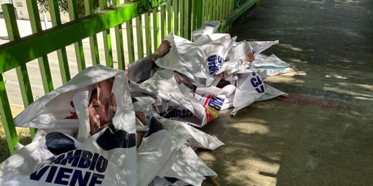 Batres ordenó quitar propaganda de Santiago: PAN