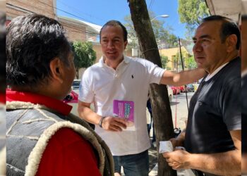 Vecinos de la zona poniente, como en Cuajimalpa, buscan conocer el plazo final de la construcción para la nueva Línea 3 del Cablebús que pasa sobre la avenida Constituyentes, la cual se ha visto colapsada en los últimos meses por las obras. FOTO: Especial
