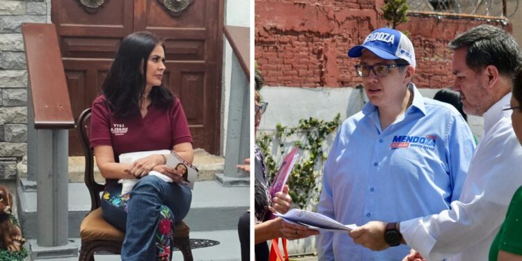 Hay dos escenarios complicados en la contienda por la Alcaldía Benito Juárez. Para la coalición “Va X La Ciudad de México” el enorme reto de alcanzar el 68% de los sufragios que obtuvo Santiago Taboada en 2021, y para la candidata de Morena, PT y PVEM, Leticia Varela, evitar que la descalifiquen porque la investigan por campaña anticipada y rebase de los topes de gastos. FOTO: Especial