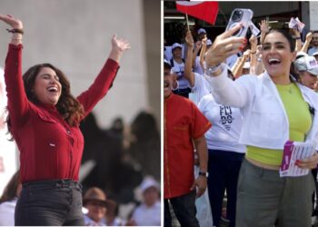 En el momento político menos oportuno la ex alcaldesa de la Cuauhtémoc, Sandra Cuevas, pretende congraciarse en público con las candidatas de Morena, Catalina (Caty) Monreal a la Alcaldía, y Clara Brugada. a la Jefatura de Gobierno. FOTO: Especial