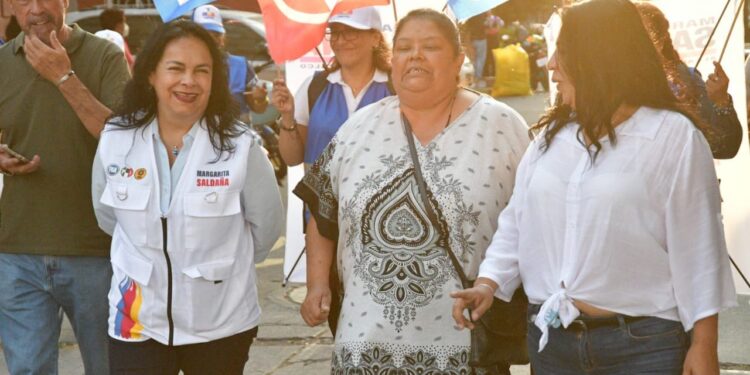 Margarita Saldaña Hernández, candidata a la alcaldía Azcapotzalco se declaró lista para el debate que se realizará el próximo 21 de mayo entre sus contendientes de Morena, Nancy Núñez y de Movimiento Ciudadano (MC), Luisa Alpízar. FOTO: Especial