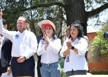 Margarita Saldaña Hernández, candidata a la alcaldía Azcapotzalco por la Alianza Va por la Ciudad de México destacó su compromiso continuo para hacer de esa alcaldía un lugar más seguro, mejorar las escuelas de educación básica y seguir con el proyecto de iluminación para aumentar la sensación de seguridad de los habitantes.