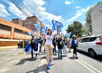 Lía Limón aseguró que Álvaro Obregón merece un gobierno que trabaje todos los días para seguir mejorando la seguridad, por lo que se comprometió a dotar a la alcaldía de más policías, más patrullas, más cámaras, más luminarias y más caminos blindados. FOTO: