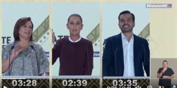 Xóchitl, esta vez sí fue Xóchitl. Y Claudia, fue Claudia. Ambas tal cual son. FOTO: INE