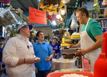 Luis Mendoza, candidato a la alcaldía de Benito Juárez, por la Coalición “Va X la CDMX” conformada por los partidos PAN, PRI y PRD dio a conocer su visión innovadora para convertir a la demarcación en un centro de emprendimiento y desarrollo económico con su propuesta de "Alcaldía Competitiva". FOTO: Especial