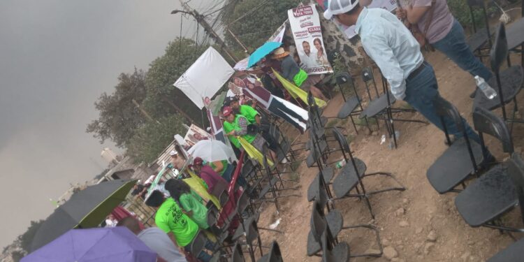 Morena, Brugada, Mercado y un deslucido cierre en El Gavilero, La Magdalena Contreras