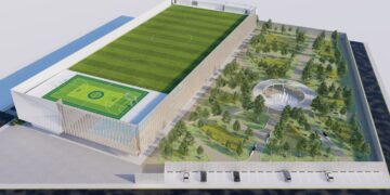 Janecarlo Lozano, candidato de Morena, PT y PVEM a la alcaldía Gustavo A. Madero, prometió construir un centro de convenciones y eventos culturales que pueda competir con el Zócalo de la Ciudad de México y el Foro Sol. FOTO: Especial