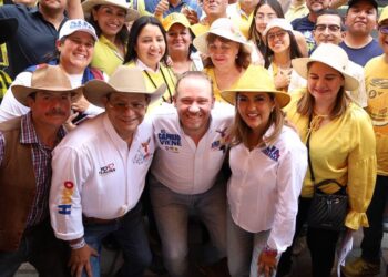 La esperanza ya cambió de manos y por eso vamos a ganar en las próximas elecciones del 2 de junio, aseguró la candidata a la alcaldía de Tlalpan, Alfa González durante su participación en la celebración del 35 aniversario del Partido de la Revolución Democrática (PRD). FOTO: Especial