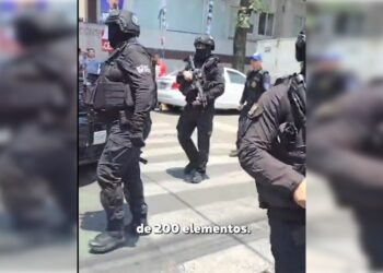 Mauricio Tabe, candidato de la oposición a la Alcaldía Miguel Hidalgo, denunció la intervención ilegal de las autoridades del Gobierno de la Ciudad de México, especialmente la Secretaría de Seguridad Ciudadana, además de la Fiscalía capitalina, que encabeza Ulises Lara, cuñado del jefe de Gobierno, Martí Batres. FOTO: X / Mauricio Tabe