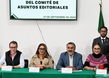 En cumplimiento a la Ley Orgánica y el Reglamento del Congreso de la Ciudad de México, se instaló formalmente el Comité de Asuntos Editoriales de este órgano legislativo. FOTO: Especial