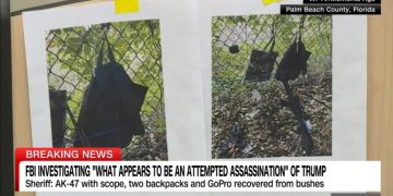 La campaña del expresidente y candidato republicano, Donald Trump, informó que se registraron disparos en un lugar cercano a donde se encuentra el exmandatario, quien se encuentra “a salvo”.