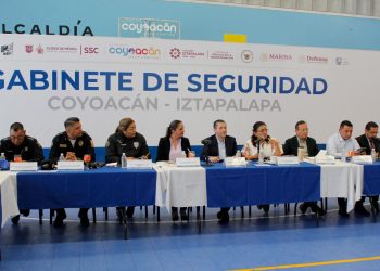 Los alcaldes Giovani Gutiérrez Aguilar y Aleida Alavez Ruiz encabezaron por primera vez un Gabinete de Seguridad Coyoacán-Iztapalapa, en el que acordaron ampliar el tramo donde actualmente se llevan a cabo las acciones de intervención conjunta en la zona limítrofe de ambas alcaldías. FOTOS: Especial