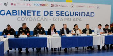Los alcaldes Giovani Gutiérrez Aguilar y Aleida Alavez Ruiz encabezaron por primera vez un Gabinete de Seguridad Coyoacán-Iztapalapa, en el que acordaron ampliar el tramo donde actualmente se llevan a cabo las acciones de intervención conjunta en la zona limítrofe de ambas alcaldías. FOTOS: Especial