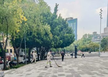 El Gobierno de la Alcaldía Cuauhtémoc, encabezado por la alcaldesa Alessandra Rojo de la Vega, reafirma su compromiso con la recuperación del espacio público y la defensa del patrimonio cultural con acciones en el Monumento a la Madre. FOTOS: Especial