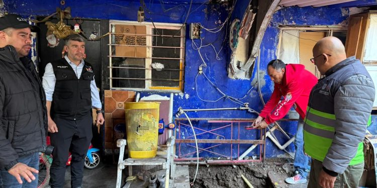 Dictaminan 'predio inhabitable' en colonia América, por 'alto riesgo'. FOTO. Especial