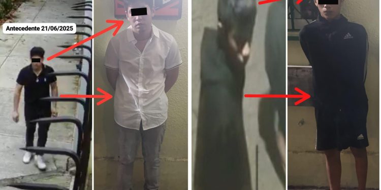 En el marco de la estrategia de seguridad #BlindarBJ360, elementos de proximidad lograron la detención de dos individuos de 15 y 24 años, presuntamente implicados en un robo a comercio en la colonia Vértiz Narvarte.