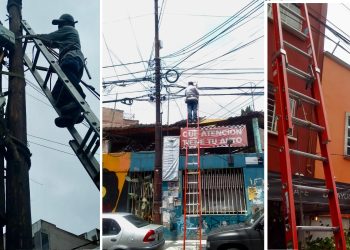 Por instrucción del alcalde Luis Mendoza, esta primera etapa contempla recorridos conjuntos entre autoridades y empresas, con el objetivo de identificar instalaciones, evaluar su estado y proceder al retiro, sustitución o mantenimiento del cableado.