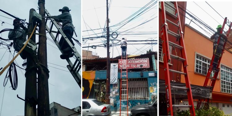 Por instrucción del alcalde Luis Mendoza, esta primera etapa contempla recorridos conjuntos entre autoridades y empresas, con el objetivo de identificar instalaciones, evaluar su estado y proceder al retiro, sustitución o mantenimiento del cableado.