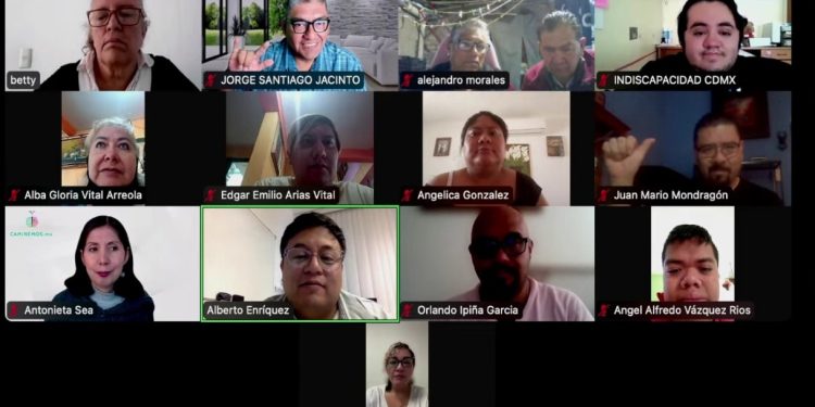 Finalmente, la Coordinación de Servicios Parlamentarios del Congreso local explicó los aspectos relevantes para el correcto funcionamiento del Parlamento de las Personas con Discapacidad 2025. FOTO: Especial