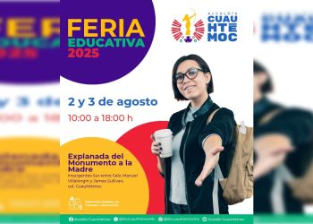 Este 2 y 3 de agosto, la explanada del Monumento a la Madre será sede de la Feria Educativa Cuauhtémoc 2025, organizada por la administración que encabeza la alcaldesa Alessandra Rojo de la Vega, a través de la Dirección General de Cultura y Educación. FOTO: Especial
