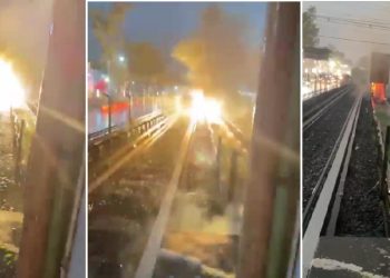 Usuarios del Metro reportaron en redes sociales que ocurrió una explosión en la estación San Antonio Abad de la Línea 2 de ese Sistema de Transporte Colectivo, sin que se ofrecieran mayores detalles de las causas y las consecuencias, salvo el video de impacto. El servicio estuvo suspendido un rato y fue reanudado al filo de las 19:30 horas. FOTOS: Especial
