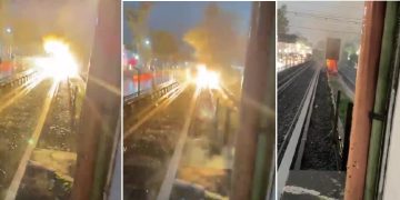 Usuarios del Metro reportaron en redes sociales que ocurrió una explosión en la estación San Antonio Abad de la Línea 2 de ese Sistema de Transporte Colectivo, sin que se ofrecieran mayores detalles de las causas y las consecuencias, salvo el video de impacto. El servicio estuvo suspendido un rato y fue reanudado al filo de las 19:30 horas. FOTOS: Especial