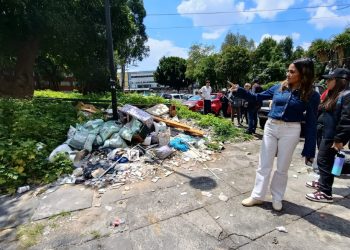 La Cuauhtémoc erradica ‘basurero’ clandestino en Tlatelolco