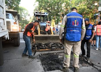 Trabajadoras y trabajadores de todas las áreas del Gobierno que encabeza Alessandra Rojo de la Vega, llevaron a cabo labores de mantenimiento del espacio público en la colonia Juárez, como parte de una nueva edición de 'Limpia Cuauhtémoc'. FOTOS: Especial