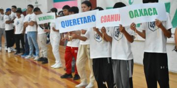 Con la participación de deportistas de distintos estados del país, así como de delegaciones invitadas de Cuba y Venezuela, se puso en marcha esta importante justa deportiva. FOTO: Especial