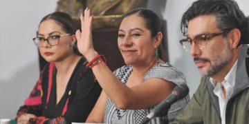 “Lo importante es cómo votan en el Congreso”, respondió la presidenta a pregunta expresa sobre las declaraciones del senador del PVEM, Luis Armando Melgar –cercano al dueño de TV Azteca–, quien dijo que van a analizar si en el 2027 hacen alianza con Morena. FOTO: Especial