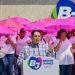 En el marco del Día Mundial de la Lucha contra el Cáncer de Mama, la alcaldía Benito Juárez realizó la jornada BJ Rosa por Amor a la Vida, en la cual, el alcalde Luis Mendoza destacó el compromiso que su administración tiene para generar acciones en beneficio de las mujeres que lamentablemente padecen esta enfermedad. FOTOS: Especial
