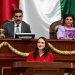 Tania Larios Pérez, coordinadora del PRI en el Congreso de la Ciudad de México, pronunció uno de los discursos más realistas y reflexivos el pasado domingo, durante el Informe de Gobierno de Clara Brugada, pues acusó un abandono de Palacio Nacional a la administración local y sobre todo a sus habitantes. FOTO: Especial