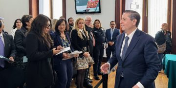 El edil, Giovani Gutiérrez dijo que la Alcaldía Coyoacán esta lista para la Copa del Mundo 2026, que para esa demarcación representa un reto mayor, pues de los 5 millones de personas que visitarán la Ciudad de México en ese contexto futbolístico, 2 millones irán a alguna parte en Coyoacán. FOTO: Especial