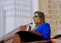Laura Álvarez exige descongelar iniciativa de aguinaldo exento de impuestos.