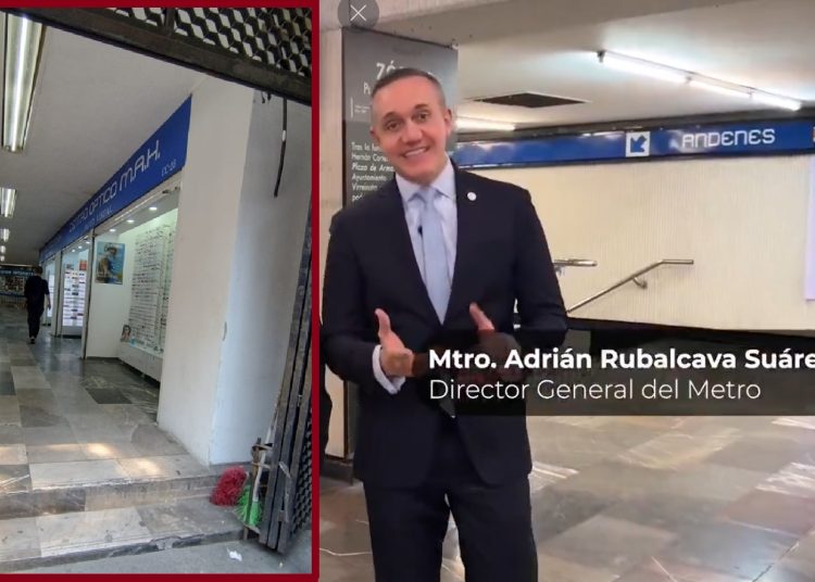 Diputados de Morena se rasgan las vestiduras ante "privatizaciones", pero tienen en su gobierno a funcionarios que se destacan por ser “privatizadores”. Es el caso del director general del Metro, Adrián Rubalcava, quien en una lógica “neoliberal”, desde que asumió el cargo ha concesionado espacios públicos que ya se habían recuperado. FOTO: Especial / X - @AdrianRubalcava
