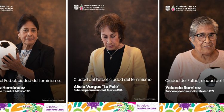 En 1971, en el Estadio Azteca, una generación de futbolistas rompió barreras y desafió estereotipos al disputar el Torneo Internacional de Selecciones Femeniles, considerado el primer gran mundial de futbol femenil. FOTO: Especial