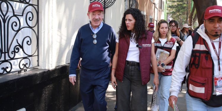 Luisa María Alcalde, presidenta nacional de Morena, y Héctor Díaz Polanco, de la CDMX, están en sus últimos días en sus cargos, pues para las necesidades del partido frente a lo que se avecina para 2027, deben ser relevados, ella a más tardar en mayo. FOTO: Especial