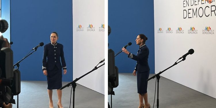 Al ser cuestionada sobre si hay tensiones diplomáticas entre España y México, Sheinbaum afirmó que nunca ha habido crisis diplomática: “nunca la ha habido. Lo que es importante es que se reconozca la fuerza de los pueblos originarios para nuestra patria”. FOTO: Especial