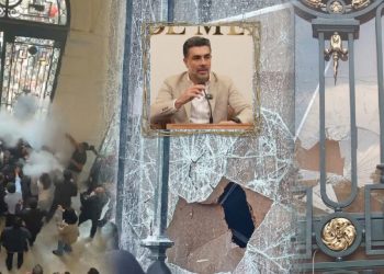 El origen de los destrozos en el Congreso de la CDMX tema tiene muchas lecturas políticas, pero parece claro que el principal afectado en este caso, el perdedor, es Sesma. FOTOS: Especial