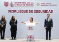 La jefa de Gobierno, Clara Brugada oootra vez salió al rescate de la alcaldesa de Azcapotzalco, Nancy Núñez: encabezó un operativo de seguridad en una de las zonas más críticas de la demarcación territorial: El Rosario. FOTO: Especial