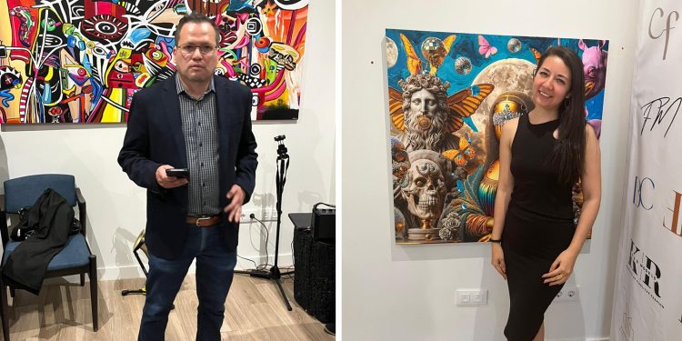 Este jueves, en Madrid, España, se presentó la iniciativa Punto Focal, un espacio abierto al arte liderado por los mexicanos Itzel Martínez y Juan Arias, quienes han desarrollado un proyecto colaborativo para apoyar a artistas mexicanos que buscan sitios para exponer sus obras. FOTO: Especial