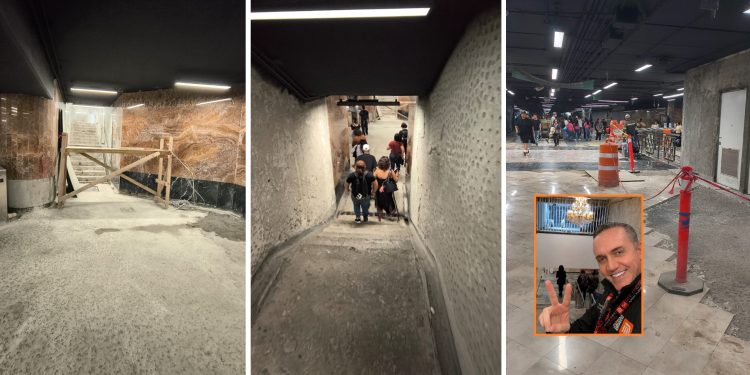 No queda claro si es más irrisorio o de pena ajena ver al director general del Metro, Monsieur Adrián Rubalcava, expresando frases en que no sólo hace el ridículo, sino que seguramente queda mal con la presidenta Claudia Sheinbaum. FOTOS: RRSS y CDMX Magacín