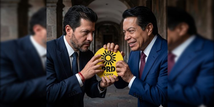 Los morenistas Mario Delgado y Lobo Román se quieren agandallar el PRD CDMX